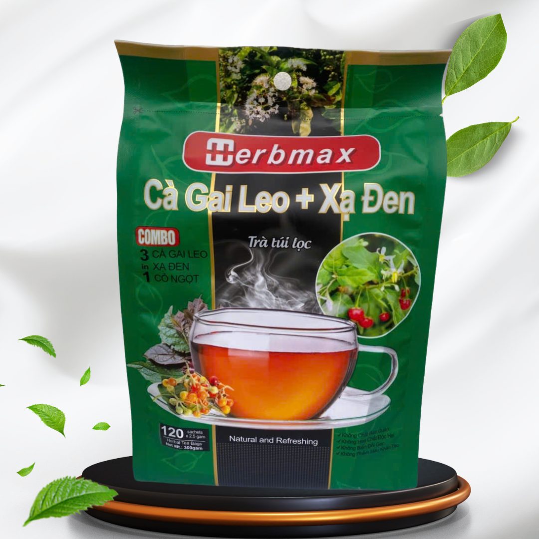 trà cà gai leo xạ đen herbmax