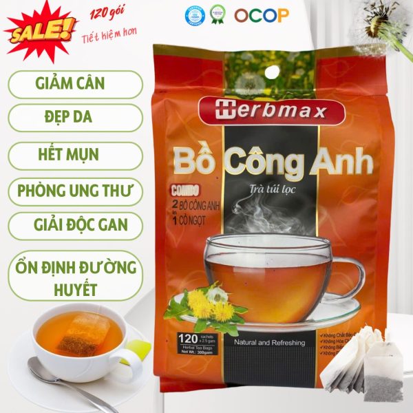 trà bồ công anh herbmax