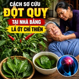Cách sơ cứu đột quỵ tại nhà bằng lá ớt chỉ thiên cực nhạy